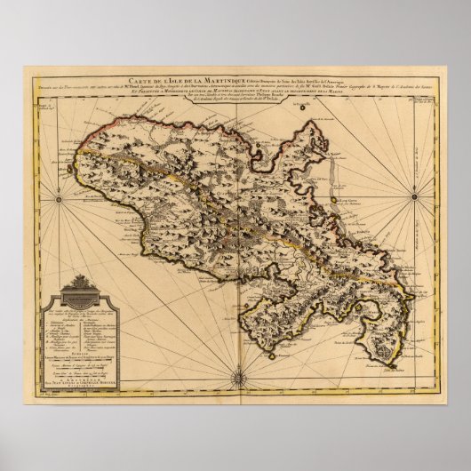 Martinique Poster (Voorkant)