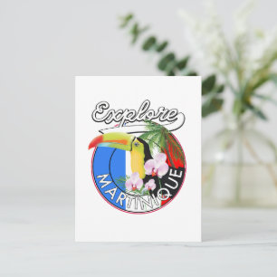 Martinique Reislogo Briefkaart