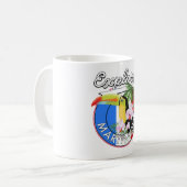 Martinique Reislogo Koffiemok (Voorkant links)