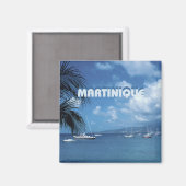 Martinique Reizen Foto Souvenir Koelkast Magneten (Voorkant / Achterkant)
