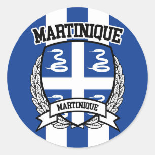 Martinique Ronde Sticker