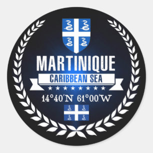 Martinique Ronde Sticker