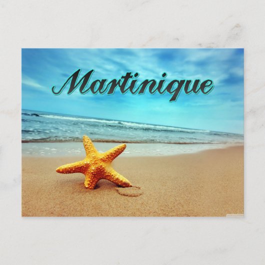 Martinique stervis briefkaart (Voorkant)