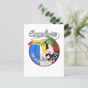 Martinique Travel logo Briefkaart