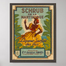  Martinique Travel Poster