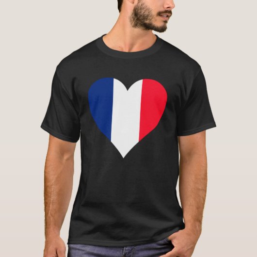 Martinique Vlag Hart Martinique Geschenken Liefde T-shirt (Voorkant)