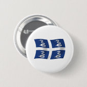 Martinique Vlag Knop Ronde Button 5,7 Cm (Voorkant /achterkant)