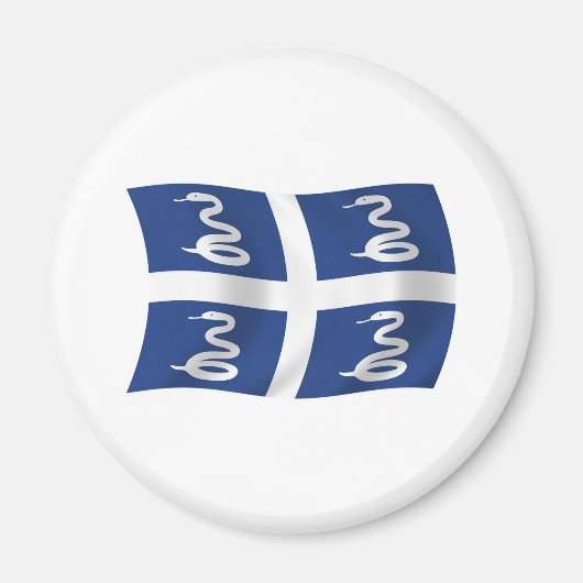Martinique Vlag Magneet (Voorkant)
