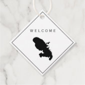 Martinique Wedding Welcome Bag Gift Label (Voorkant)