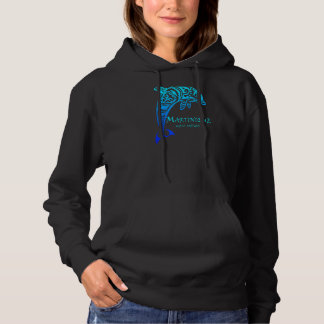 Martinique West Indies  Tribal Dolphin Vaca Hoodie