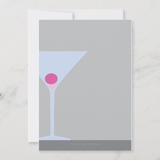 Martiniroze, de Bride eer om... Augus te zijn... Kaart (Achterkant)