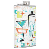 Martinis A Go-Go 8 oz. Vinylwaterkolf Heupfles (Rechts)