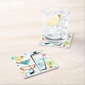 Martinis A Go-Go Drink Coasters Kartonnen Onderzetters (Insitu)