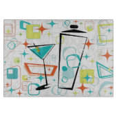 Martinis A Go-Go Glass Cutting Board Snijplank (Voorkant)