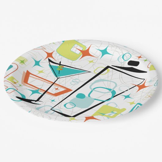 Martinis A Go-Go! Papieren Bordje (Gekanteld)