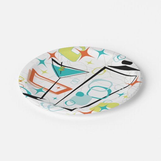 Martinis A Go-Go Party Bord (Gekanteld)