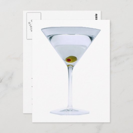 Martinis Briefkaart (Voorkant / Achterkant)