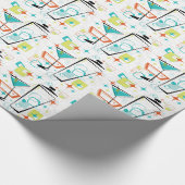 Martinis een Go-Go Wrapping Paper Cadeaupapier (Hoek)