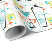Martinis een Go-Go Wrapping Paper Cadeaupapier (Rol Hoek)