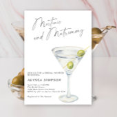 Martinis en het Huwelijk Vrijgezellenfeest Kaart