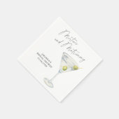 Martinis en het Huwelijk Vrijgezellenfeest Servet (Hoek)