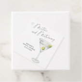 Martinis en Huwelijk Bruidsuitnodiging  Bedankjes Labels (In situ)