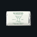 Martinis & Huwelijk Bachelorette Weekend<br><div class="desc">Dit ontwerp is voorzien van trendy vette tekst met handgetekende cocktails en een groen martini thema.</div>