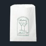 Martinis & Huwelijk Bachelorette Weekend Bedankzakje<br><div class="desc">Dit ontwerp is voorzien van trendy vette tekst met handgetekende cocktails en een groen martini thema.</div>