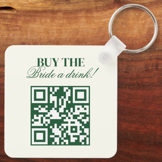 Martinis & Huwelijk Bachelorette Weekend Sleutelhanger (Achterkant)