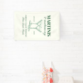 Martinis & Huwelijk Bachelorette Weekend Spandoek (Insitu)