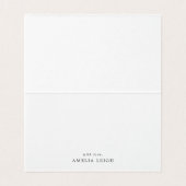 Martinis & Huwelijk Vrijgezellenfeest Dank u Kaart (Binnenkant ongevouwen)