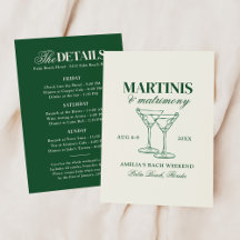 Martinis & Huwelijk Vrijgezellenweekend