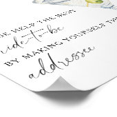 Martinis & Huwelijkshulp voor de bezige bruid Poster (Hoek)