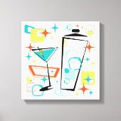 Martinis is een Go-Go! Canvas Afdruk (Voorkant)