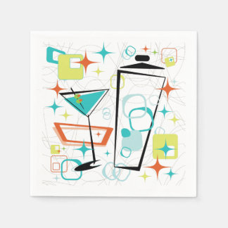 Martinis is een go-go cocktail servetten