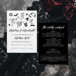 Martinis & Moonlight Spooky Bachelorette Weekend Kaart