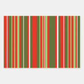 Martinis, Olijven en Stripes Assorted Inpakpapier Vel (Voorkant 2)