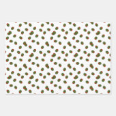 Martinis, Olijven en Stripes Assorted Inpakpapier Vel (Voorkant)