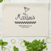 Martini's Theedoek (Gevouwen)