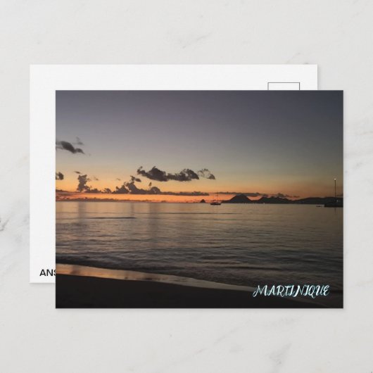 MARTINISCHE POSTKAART (Voorkant / Achterkant)