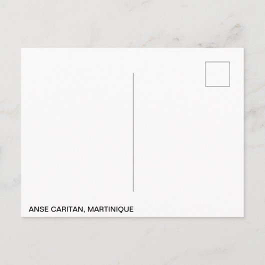 MARTINISCHE POSTKAART (Achterkant)