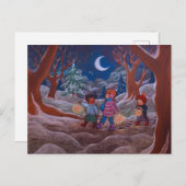 Martinmas - Lantern Walk postcard Feestdagenkaart (Voorkant / Achterkant)