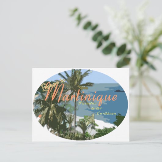 Martinque Briefkaart (Staand voorkant)