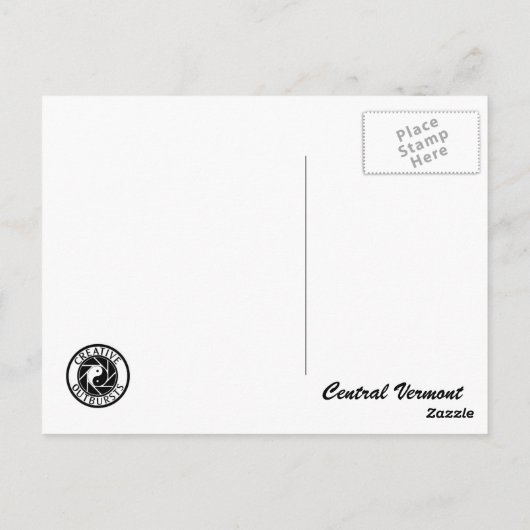 Martin's Brook Road Briefkaart (Achterkant)