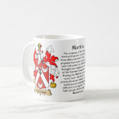 Martins, de oorsprong, de betekenis en de rest koffiemok (Voorkant links)