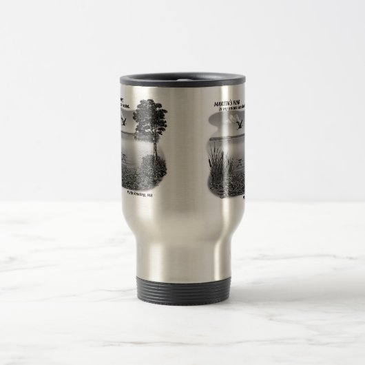 Martin's Pond Travel Mug - Silver Reisbeker (Center)