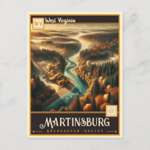 Martinsburg, West Virginia   Antiek Briefkaart