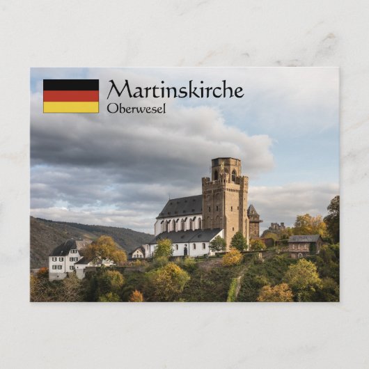 Martinskirche Oberwesel Briefkaart (Voorkant)