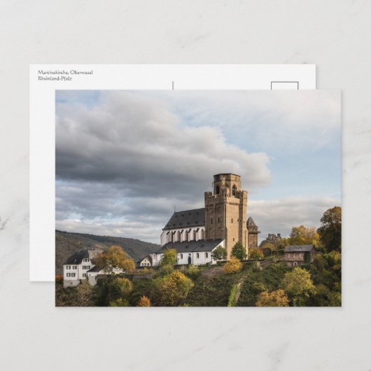 Martinskirche Oberwesel Briefkaart (Voorkant / Achterkant)