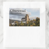 Martinskirche Oberwesel Rechthoekige Sticker (Tas)